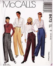 Misses' Pants 1996 McCall's Pattern 8473 Size 14-16-18 UNCUT  - $12.00