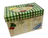 Martins Design  Food Recipe Box with removable lid 2002 - $12.56