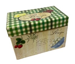 Martins Design  Food Recipe Box with removable lid 2002 - £9.83 GBP
