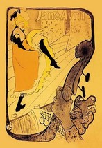 The Performance of Jane Avril by Henri de Toulouse-Lautrec - Art Print - £17.57 GBP+