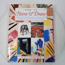 How to Paint &amp; Draw Drawing Watercolour Oil &amp; Acrylic Pastel Hazel Harrison - $10.92