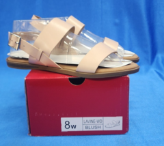 Journee Lavine, Women's Sandal, Size 8W, Blush Lavine-Bsh-080Wd - $25.73
