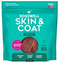 Dogswell Dog Skin And Coat Jerkey Grain Free Salmon 18oz. - £36.25 GBP