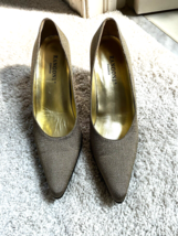 Rangoni Firenze Size 9 Women’s Heels Shoes Gold Metallic  Italy Made - $357.51 MXN