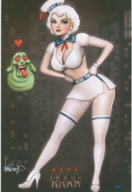 Nathan Szerdy SIGNED Ghostbusters Comic Art Print The Stay Puft Marshmallow Babe - £20.56 GBP