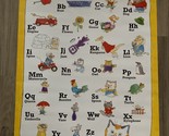 Vintage 1993 Busy World of Richard Scarry Poster ABC Learning 22.375x34&#39;... - £31.22 GBP