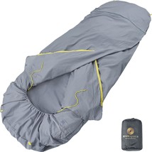 The M44Space Sleeping Bag Liner Features A Double Top Cover, An Adult Sleep - £43.18 GBP