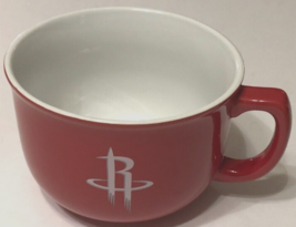 Houston Rockets Ceramic Stoneware Nba Boelter Brands 2018 Soup Cup Mug 5 1/2&quot; - $11.79