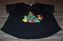 Women&#39;s Nintendo Pokemon Christmas T-shirt Plus Size 3XL Xxxl New Squirtle - £19.46 GBP