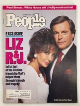 VTG People Weekly Magazine October 6 1986 Elizabeth Taylor and Robert Wagner - £15.11 GBP