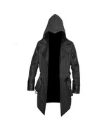 Brand New Men's Grey Syndicate Jacob Frye Trench Wool Coat Hoodie - $120.99
