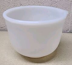 Vintage Glasbake Made for Sunbeam Mixer White Milk Glass Mixing Bowl # 2... - $16.89