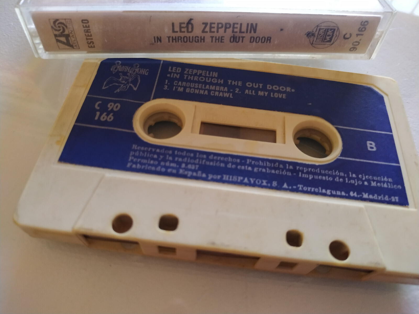 Led Zeppelin In Through The Out Door 1979 Hispavox - Tape Cassette Item image 5