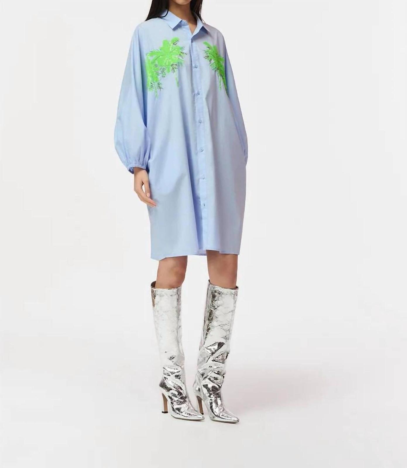 Essential Antwerp Frilled Dress Shirt Dress - Petite Size XS - $194.04