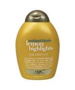 Ogx Sunkissed Blonde Lemon Highlights SHAMPOO, 13 Oz  - £23.34 GBP
