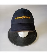 Goodyear Hat Black Yellow Snap Back Adjustable Embroidered Logo - $304.58 MXN