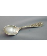 Antique Sterling Stieff Rose Straight Handle Baby Spoon No Mono - €52,11 EUR