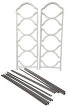 Easy to Install Space Saving Stainless Steel 4 Tier Shoe Rack Organizer ... - $7.91