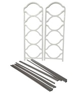 Easy to Install Space Saving Stainless Steel 4 Tier Shoe Rack Organizer ... - $11.09 CAD