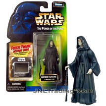 Yr 1997 Star Wars Power Of The Force Figure Emperor Palpatine With Walking Stick - $24.99