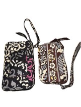 2 Retired Vera Bradley Wristlets Wallet Tech Case Card Canterbury Slate ... - €12,89 EUR
