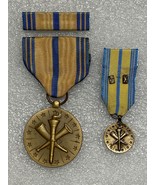 ARMED FORCES RESERVE MEDAL, RIBBON, MINI MEDAL, NATIONAL GUARD, FREE SHI... - $16.50