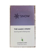 Snow The Magic Strips Dissolving Teeth Whitening Strips Lavender Mint 28 Strips - $17.75