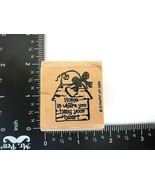 Rubber Stamp Home is Where You Hang Your Heart Door Hanger Stampin Up 1994 - $5.93