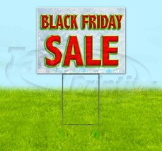 Black Friday Sale 18x24 Yard Sign Corrugated Plastic Bandit Lawn Usa Christmas - £25.29 GBP+