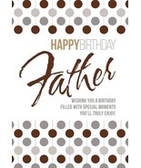 Happy Birthday Father - Birthday Greeting Card - 07105 - $2.79