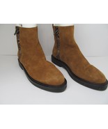 Donald J. Pliner Womens Brown Suede Double Side Zippers Anlke Boots Size... - £29.54 GBP