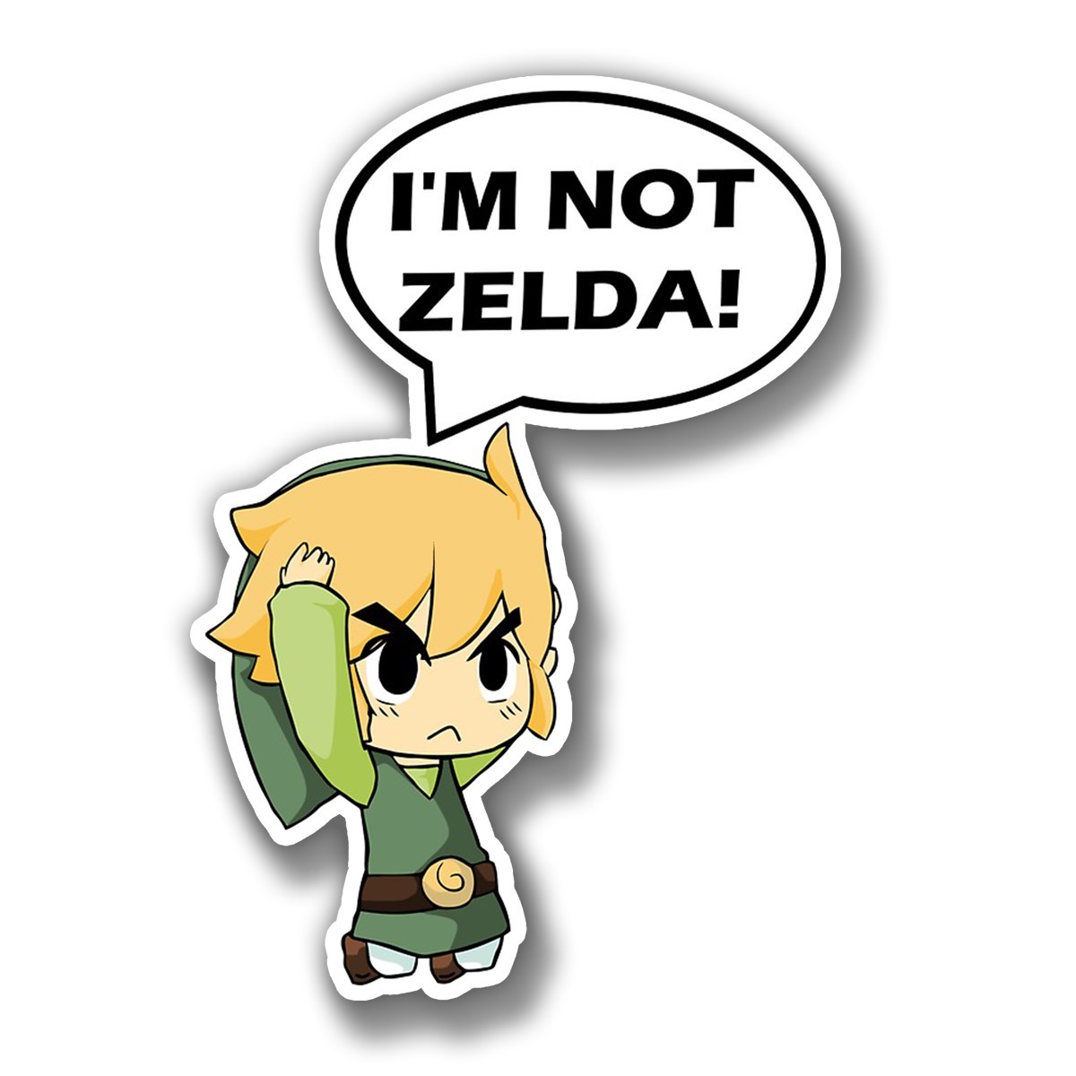 Primary image for I am Not Zelda Precision Cut Decal