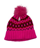 Gap Kids Fair Isle Pom Beanie Hat fairlisle pink Size L/XL new with tags - $24.36 CAD