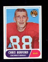 1968 Topps #43 Chris Burford Exmt Chiefs Nicely Centered *X93424 - £4.21 GBP