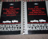 1995 Ford F-150 F250 F-250 350 BRONCO Camion Service Shop Réparation Man... - £271.04 GBP