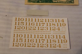 HO Scale Champ Decals, Chesapeake & Ohio Steam Locomotive Decals #EH-278 - $15.00