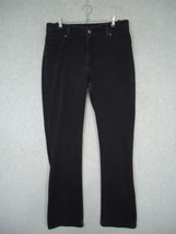 Lee Riders Women&#39;s Jeans Black Straight High Rise Size 14 Long Tall - £10.25 GBP