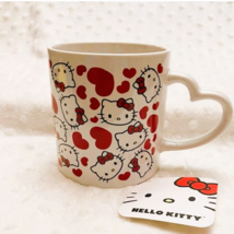 Hello Kitty Valentine Hearts &amp; Bows 18oz Ceramic Mug-NEW - $16.83