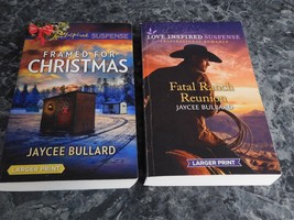 Love Inspired Suspense Jaycee Bullard lot of 2 LP Christian Romance - $3.99