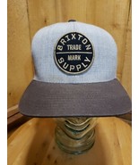Brixton Supply Trade Mark Skateboard Hat Heather Brown Snapback Baseball... - $20.38