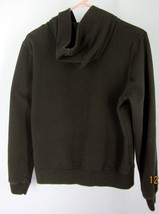 GAP Girls Size Medium Brown Pullover Hoodie Pink Stitched Graphic Pocket... - $13.20