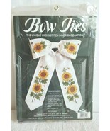 New JCA Country  Pumpkins Bow Ties Door Decor Counted Cross Stitch Kit #... - $367.86 MXN
