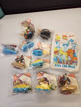 Lot Of 11 Vintage BURGER KING GOOFY AND MAX&#39;S ADVENTURE Toys New In Bag ... - $19.00