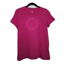 THE NORTH FACE Mandala Graphic T-shirt SS Burgundy Women&#39;s  Medium - £7.77 GBP