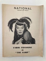 1955 Souvenir Program National Theatre Carol Channing in The Vamp - £22.37 GBP