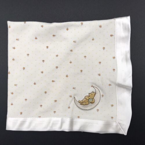 Disney Baby Lovey Winnie the Pooh Security Blanket Classic Moon Honey Pot Bee - $24.99