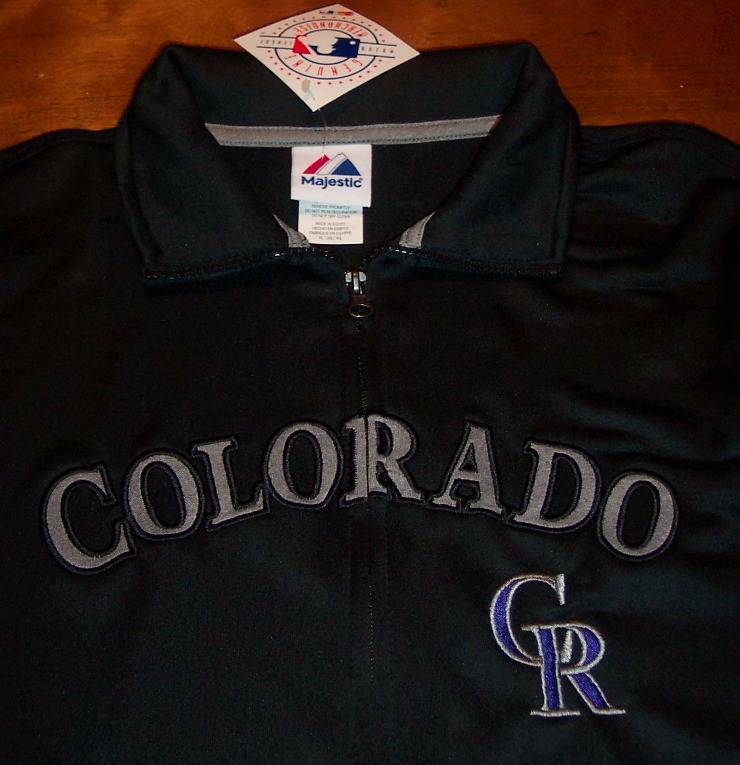 COLORADO ROCKIES MLB BASEBALL STITCHED JACKET LARGE NEW w/ TAG Item image 3