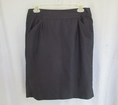 J. Crew  The Pencil Skirt straight Size 4 black knee length unlined - £10.93 GBP