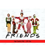 Christmas Friends PNG sublimation, christmas story, grinch, griswold, ch... - $2.50