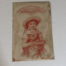 Carter’s Little Nerve Pills Victorian Trade Card Quack Medicine VTC 2 - $5.93